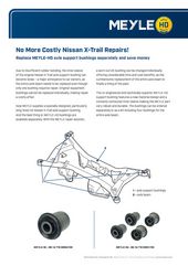 Replace MEYLE-HD axle support bushings separately and save money