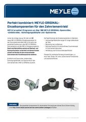 MEYLE-ORIGINAL individual components for the timing drive!