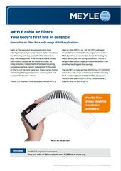 MEYLE cabin air filters