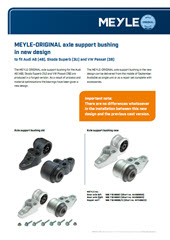 MEYLE-ORIGINAL axle support bushing in new design