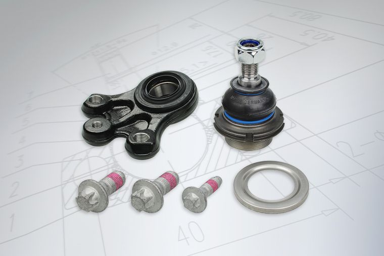 New MEYLE ball joint kits for Peugeot 407/508 and Citroën C5/C6