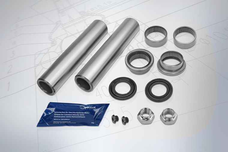 New MEYLE axle beam repair kit for cost-effective individual replacement of assembly parts