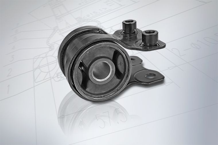 Control arms seated in MEYLE-HD full-rubber mounts keep Mazdas on the road for longer
