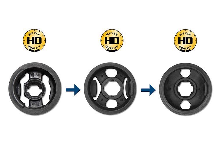 The next generation: MEYLE-HD bushing for VW with four-year warranty