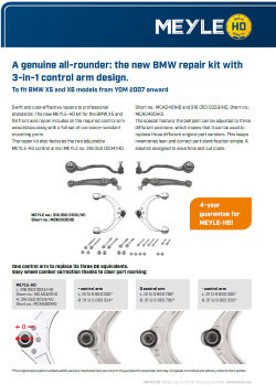 Control Arm Kits for BMW