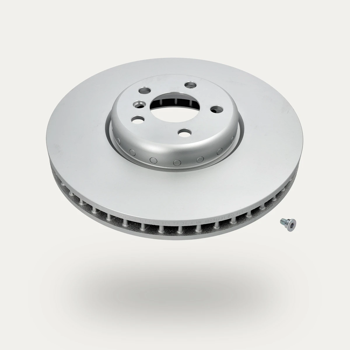 Photo of the MEYLE two-piece brake disk.