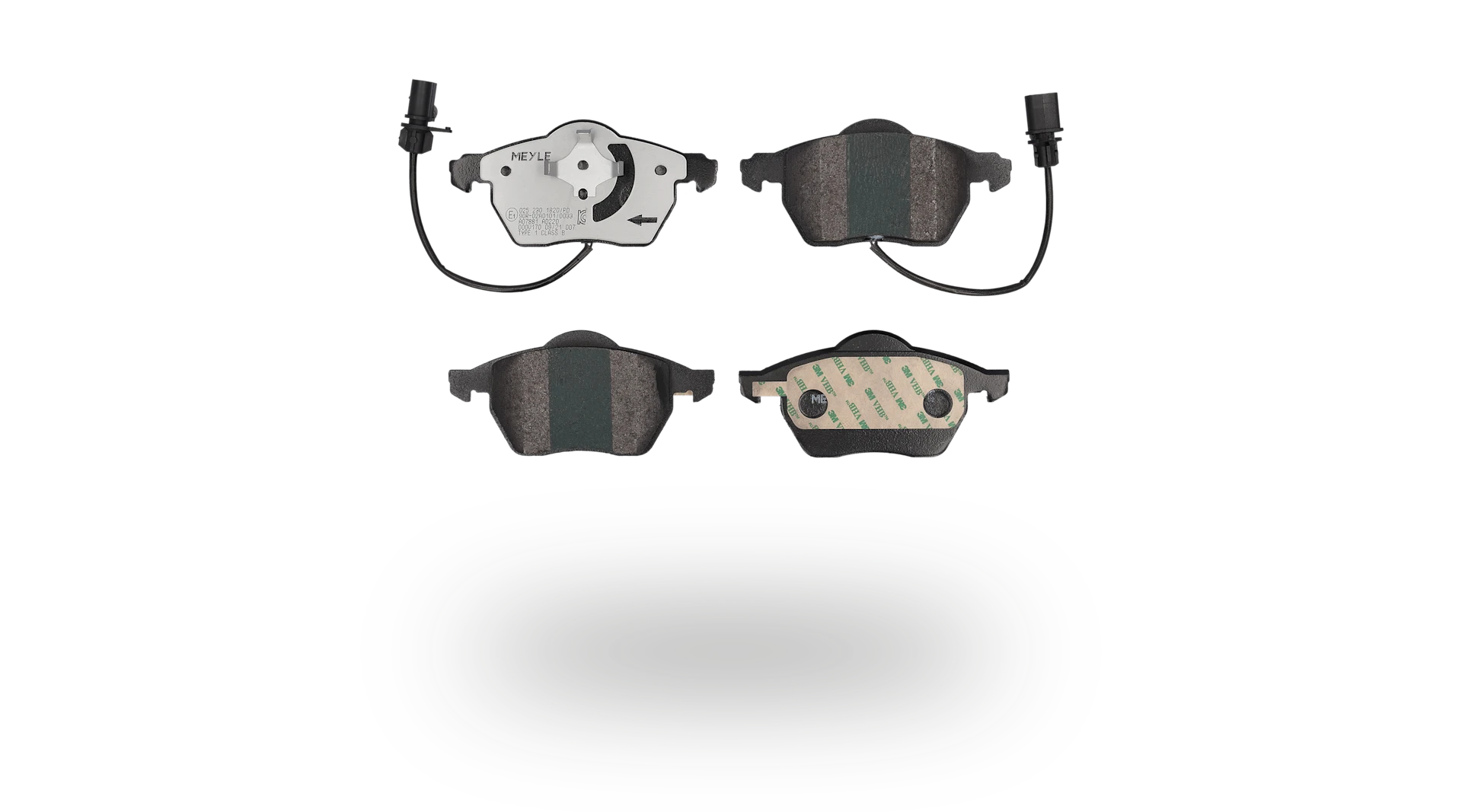 Photo of MEYLE brake pads.