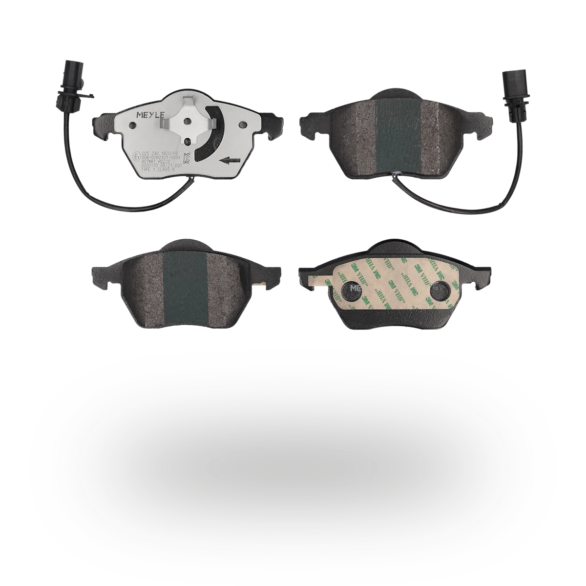 Photo of MEYLE brake pads.