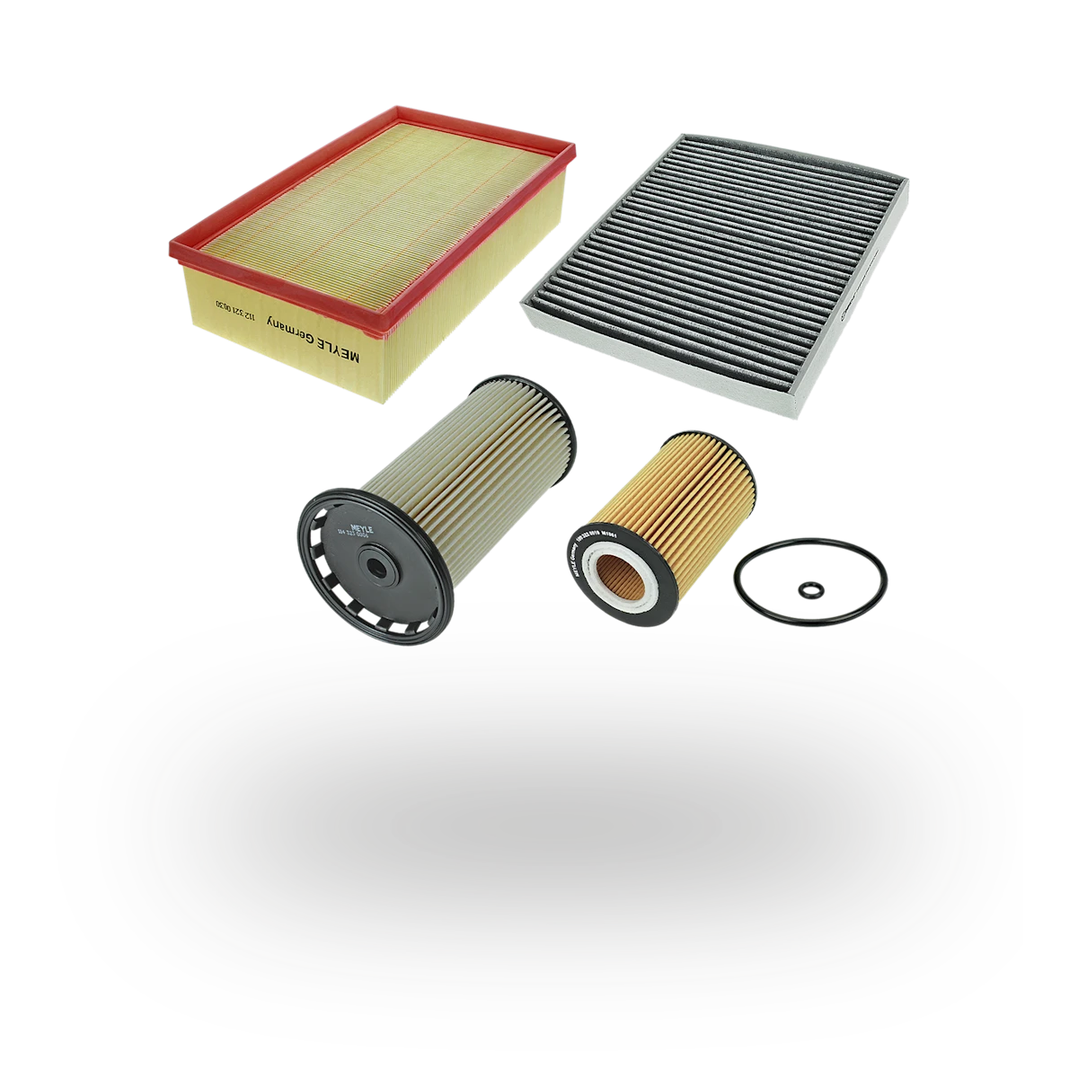 Photo of the large MEYLE filter kit.