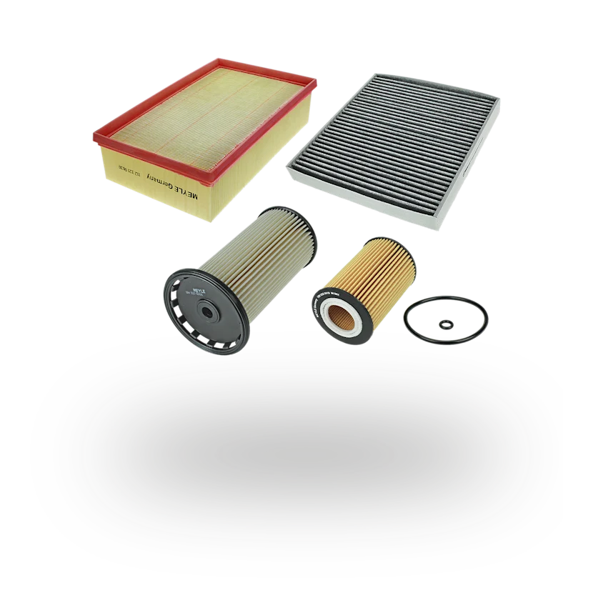 Photo of the large MEYLE filter kit.