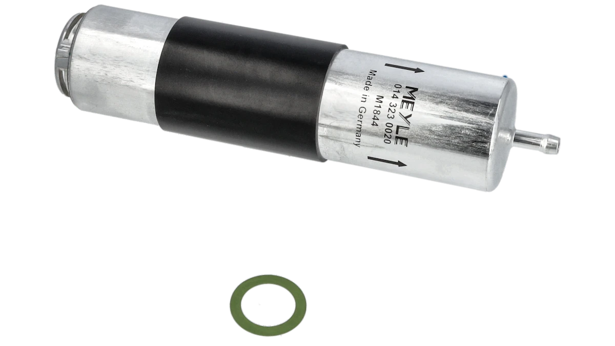Photo of a MEYLE fuel filter.