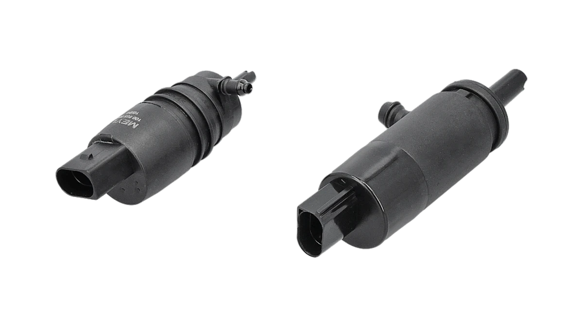 Photo of parts for windscreen and headlight cleaning from MEYLE.
