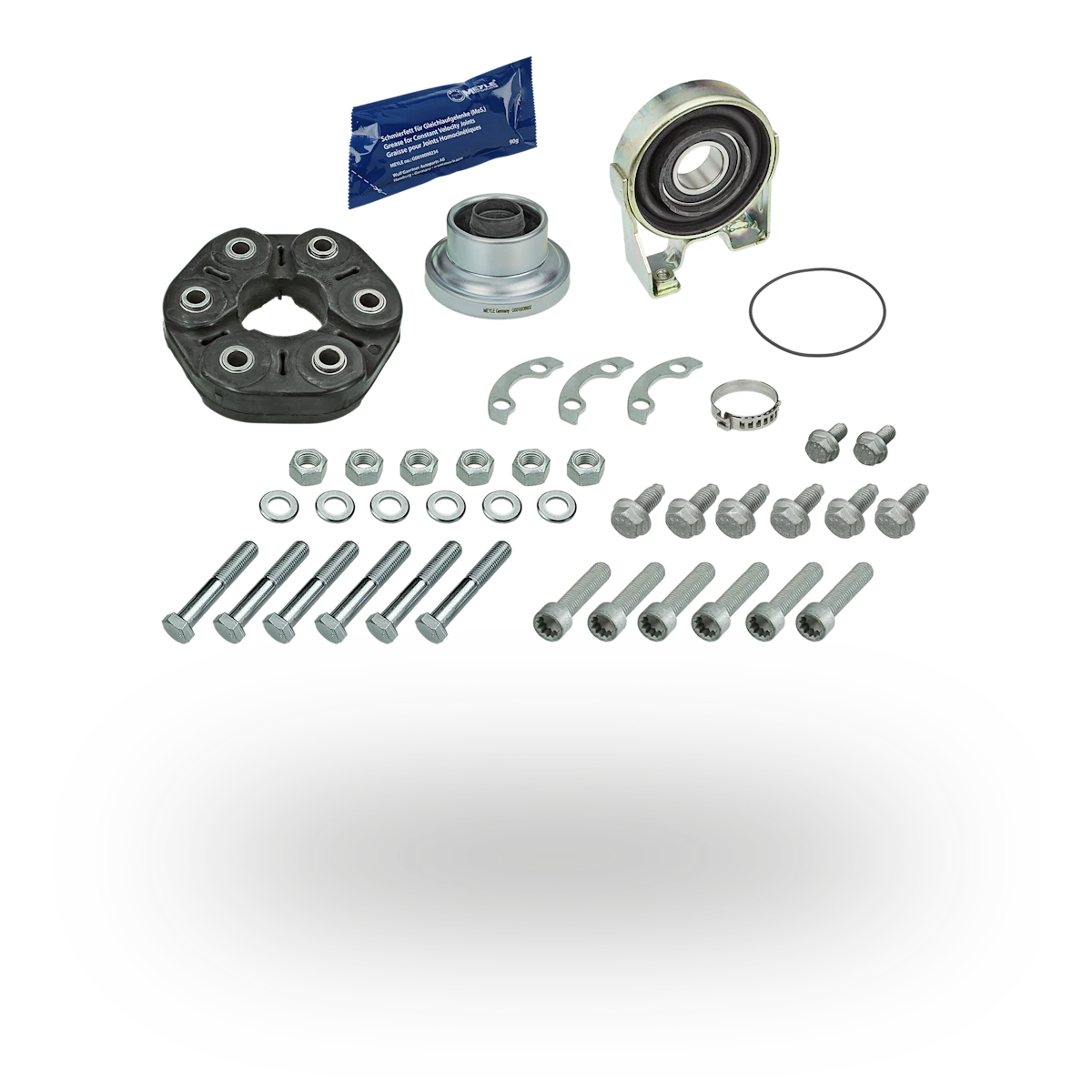 Photo of a MEYLE cardan shaft repair kit.