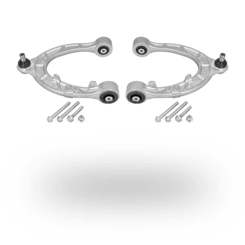 Photo of a MEYLE Tesla control arm.