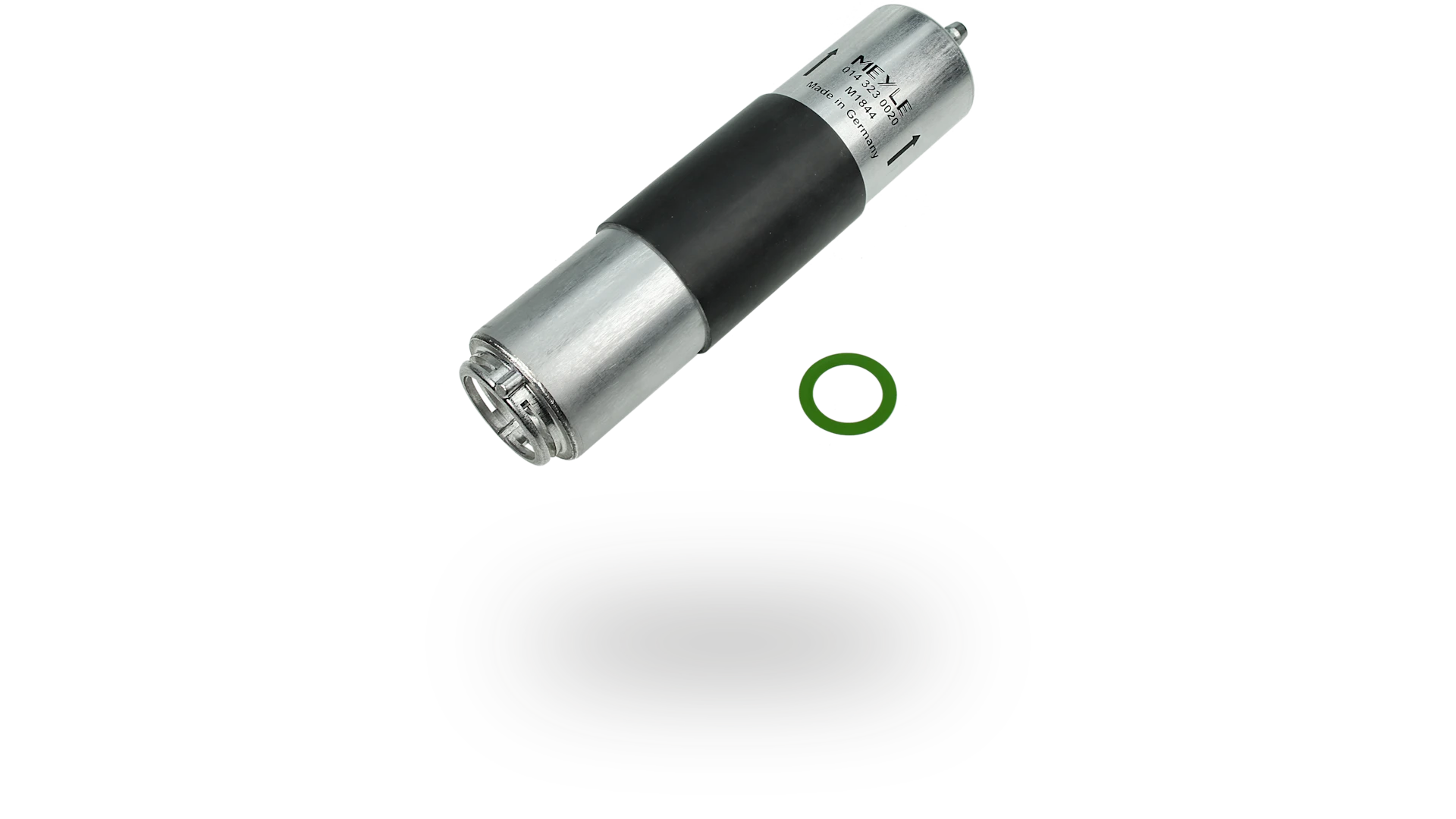 Product photo of a MEYLE fuel filter.