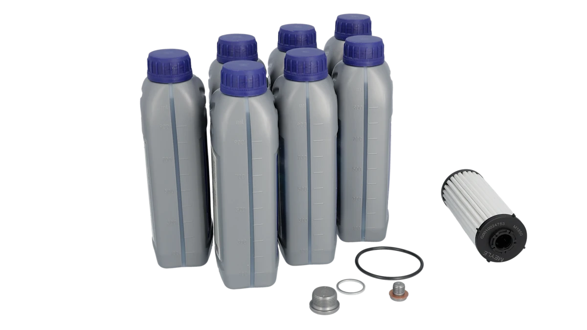 Photo of a MEYLE oil change kit.