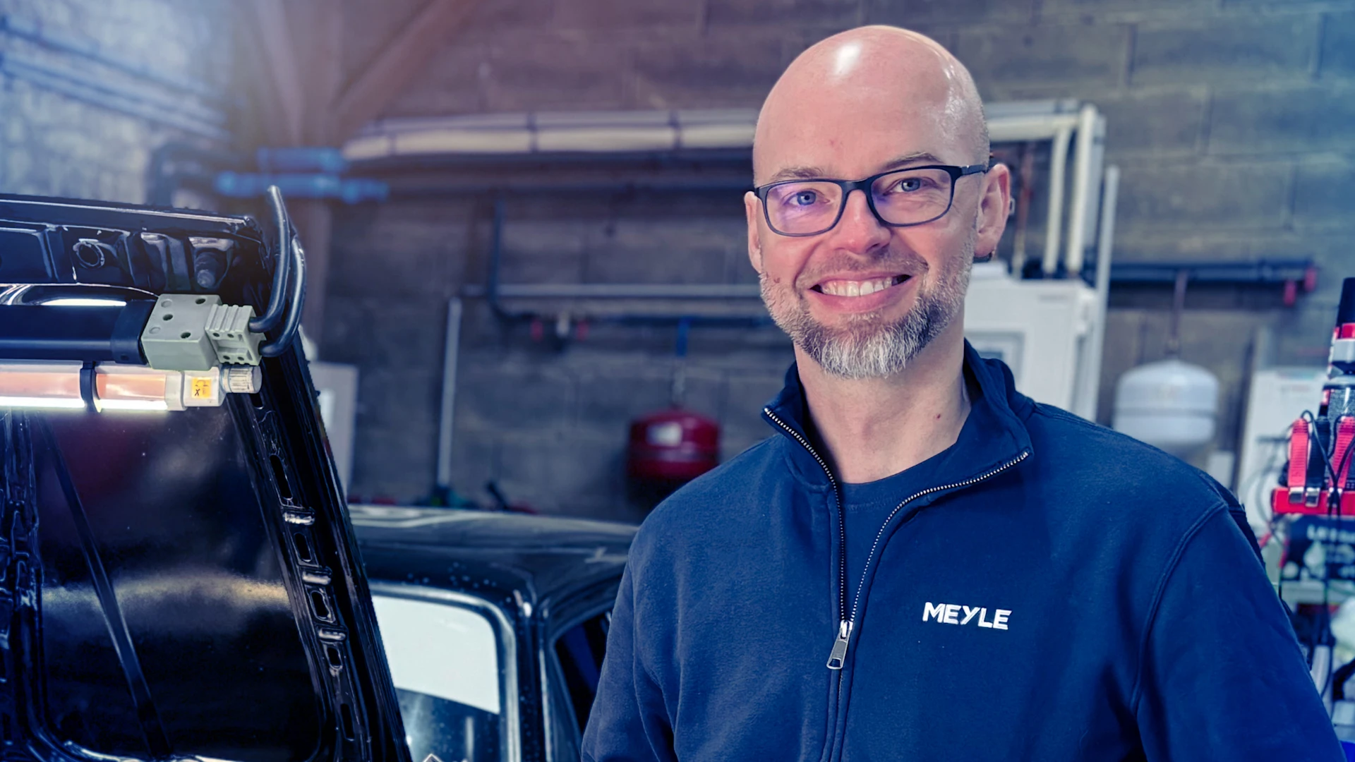 Portrait of the MEYLE trainer Francois Couraudon.