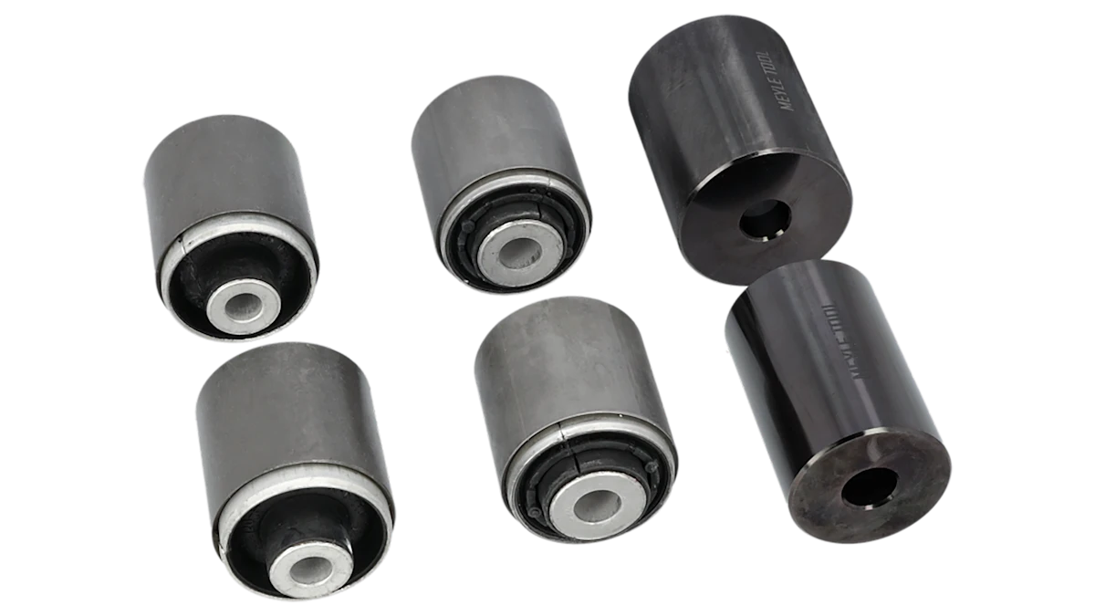 Photo of MEYLE slotted bushes.