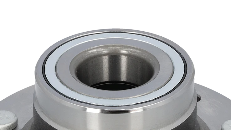 Photo of a section of a close-up of a MEYLE wheel bearing.