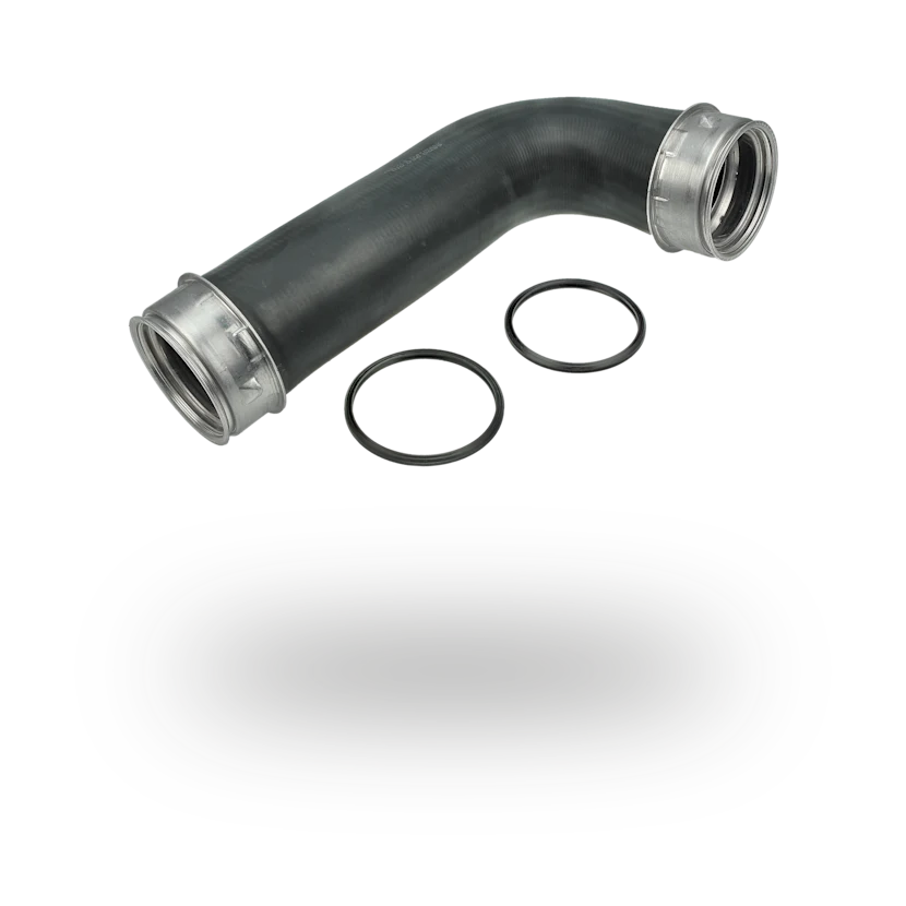 Photo of a charge air hose.