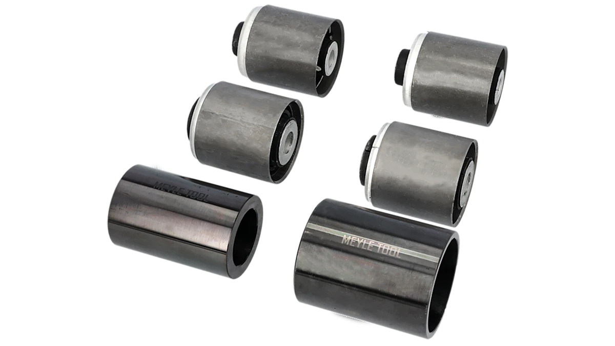 Photo of MEYLE slotted bushes.