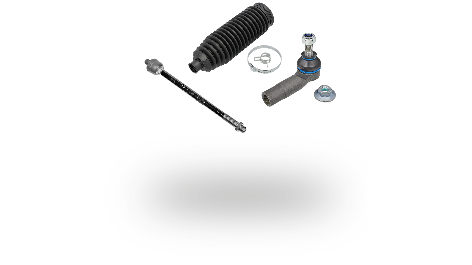 Photo of MEYLE track rod components.