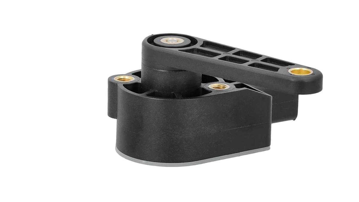 Photo of a MEYLE sensor for headlight range control.