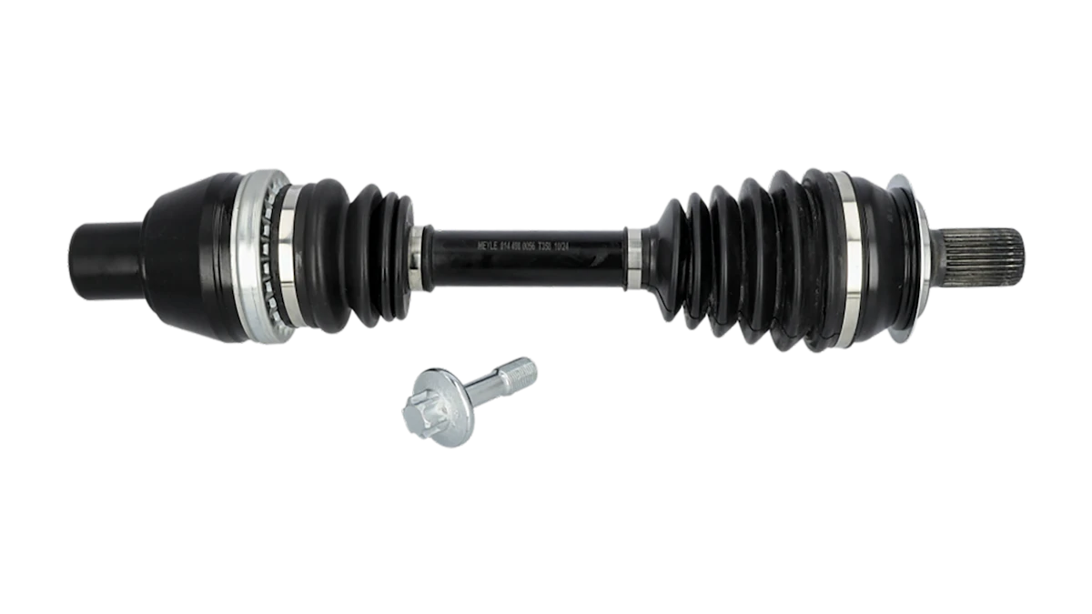 Photo section of MEYLE drive shafts.
