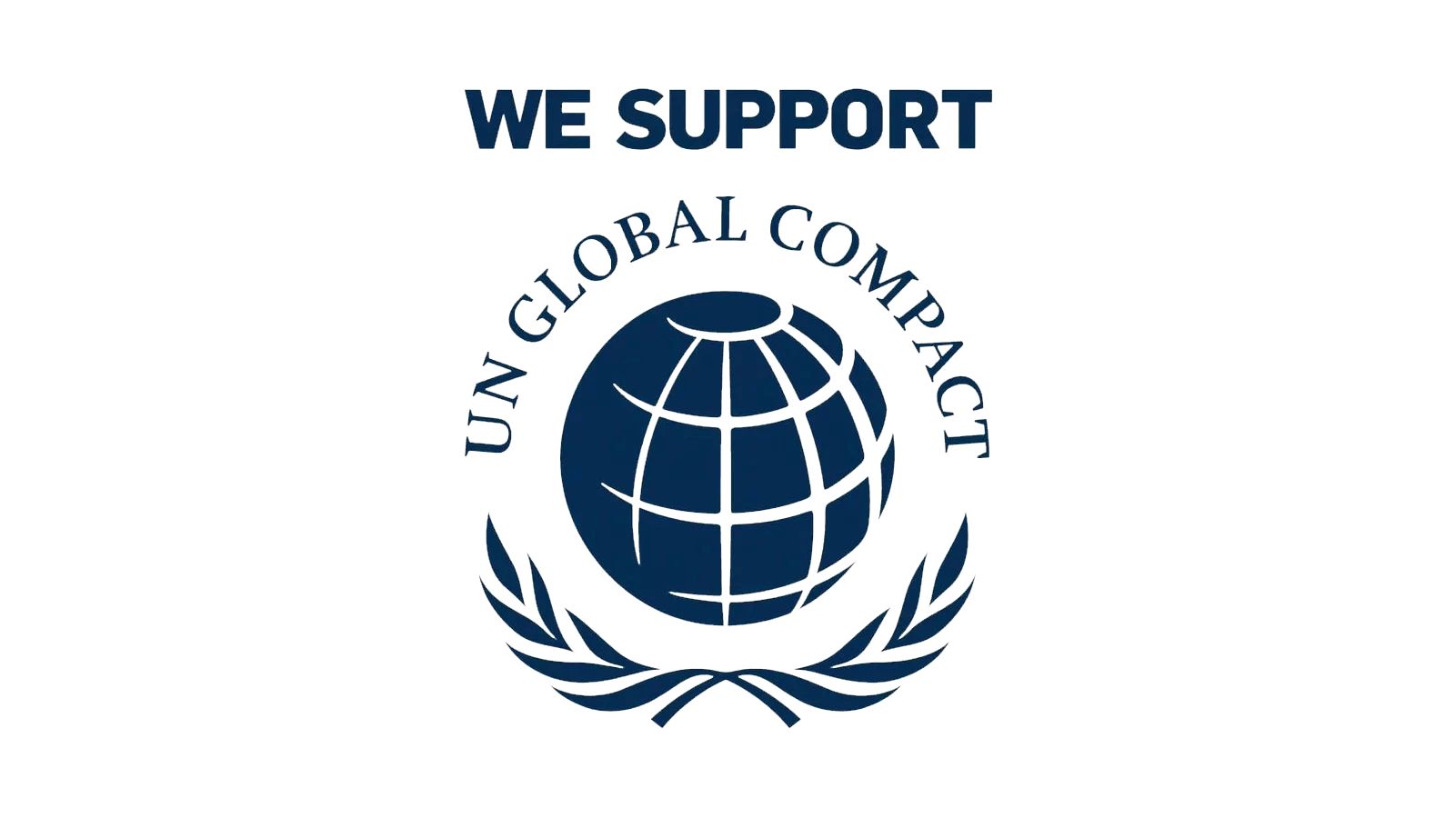 Logo von "We support" UN Global Compact.