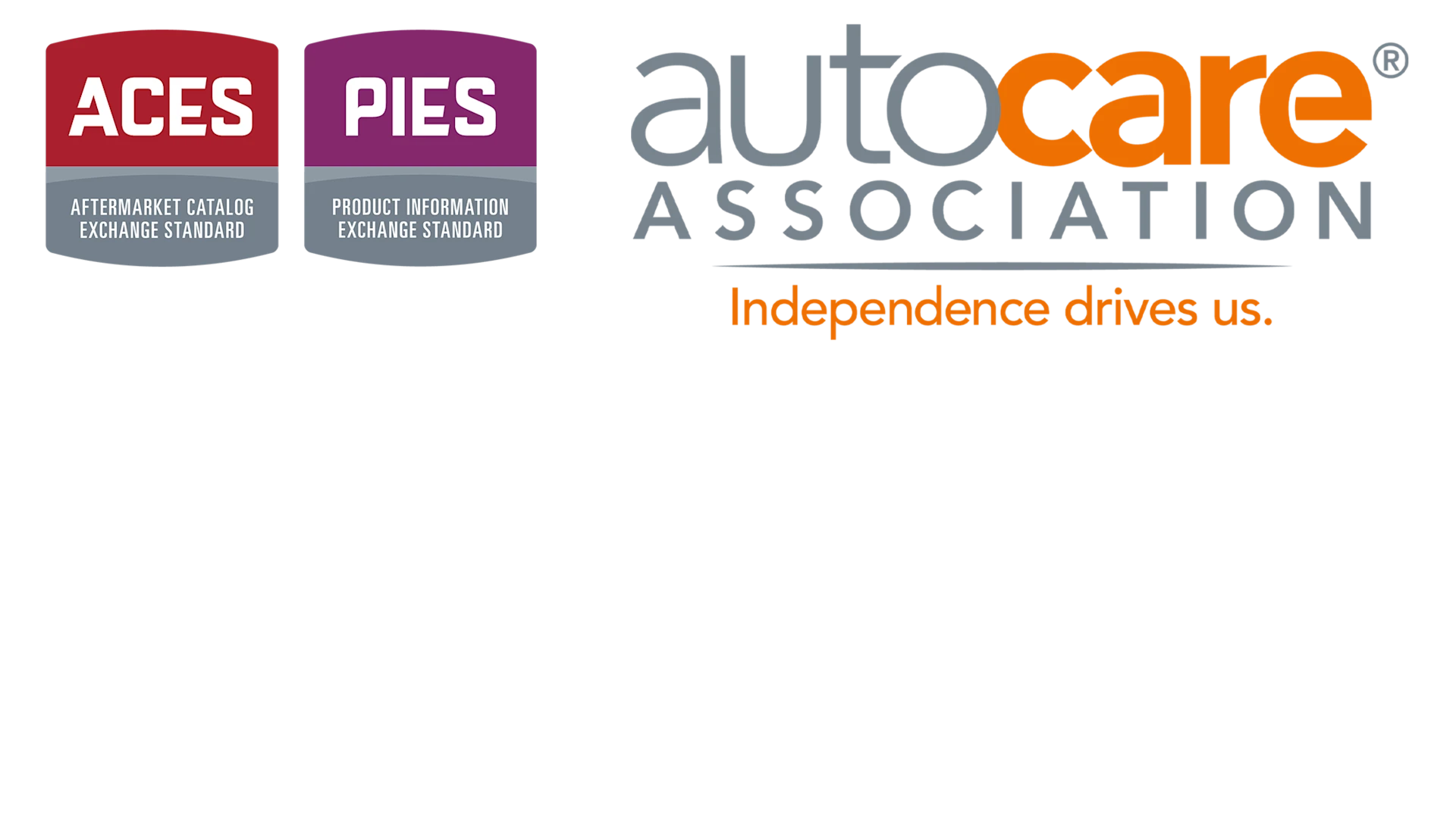 Logos from Aces, Pies and Autocare.