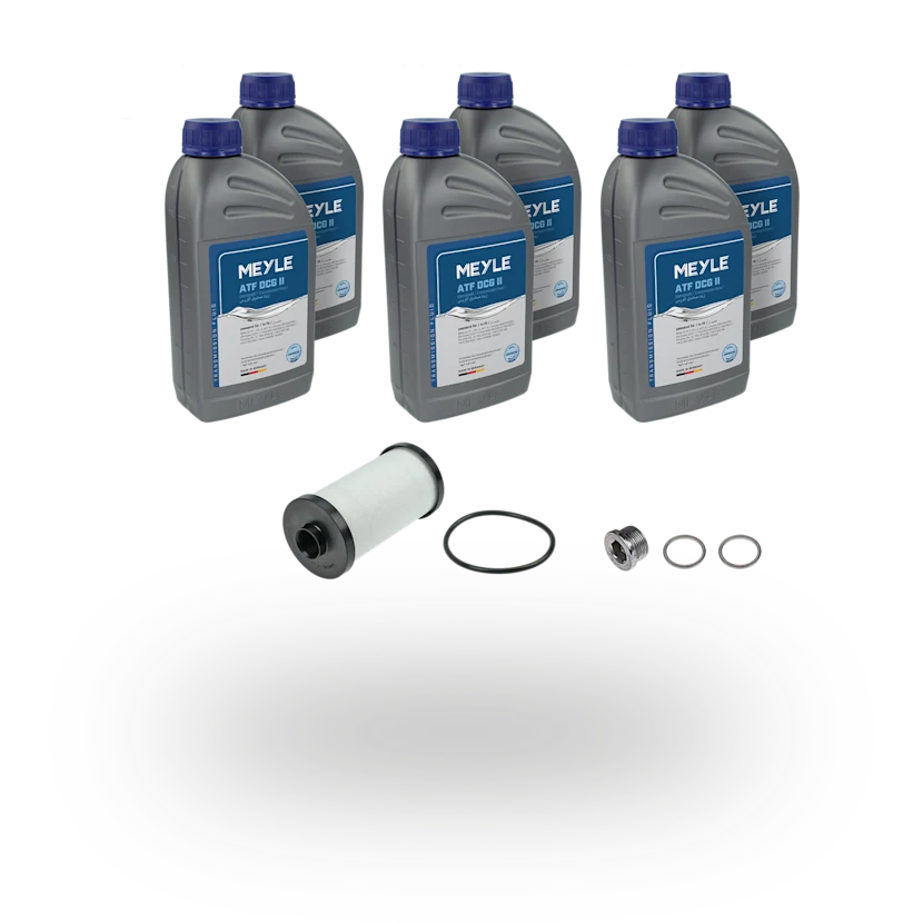 Photo of the MEYLE oil change kit for automatic transmissions.