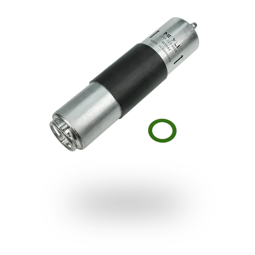 Photo of a MEYLE fuel filter.