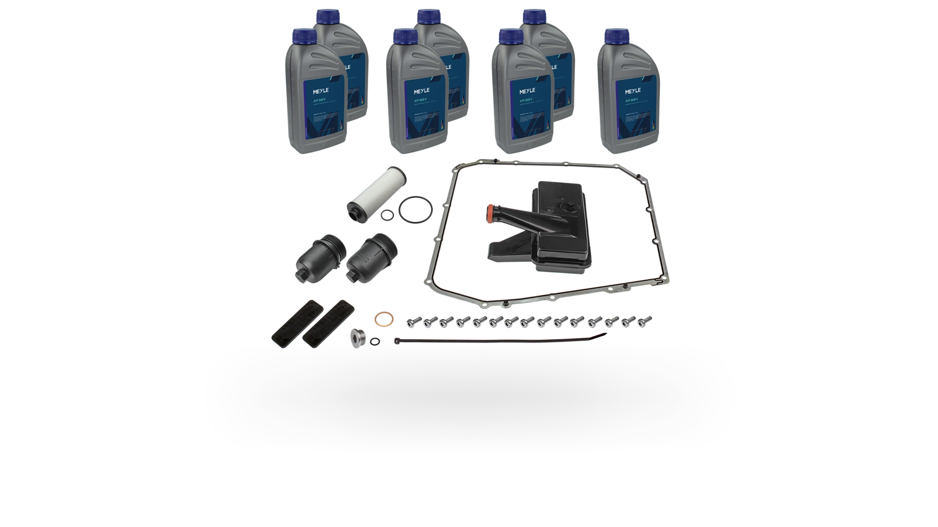 Photo of a MEYLE oil change short kit.