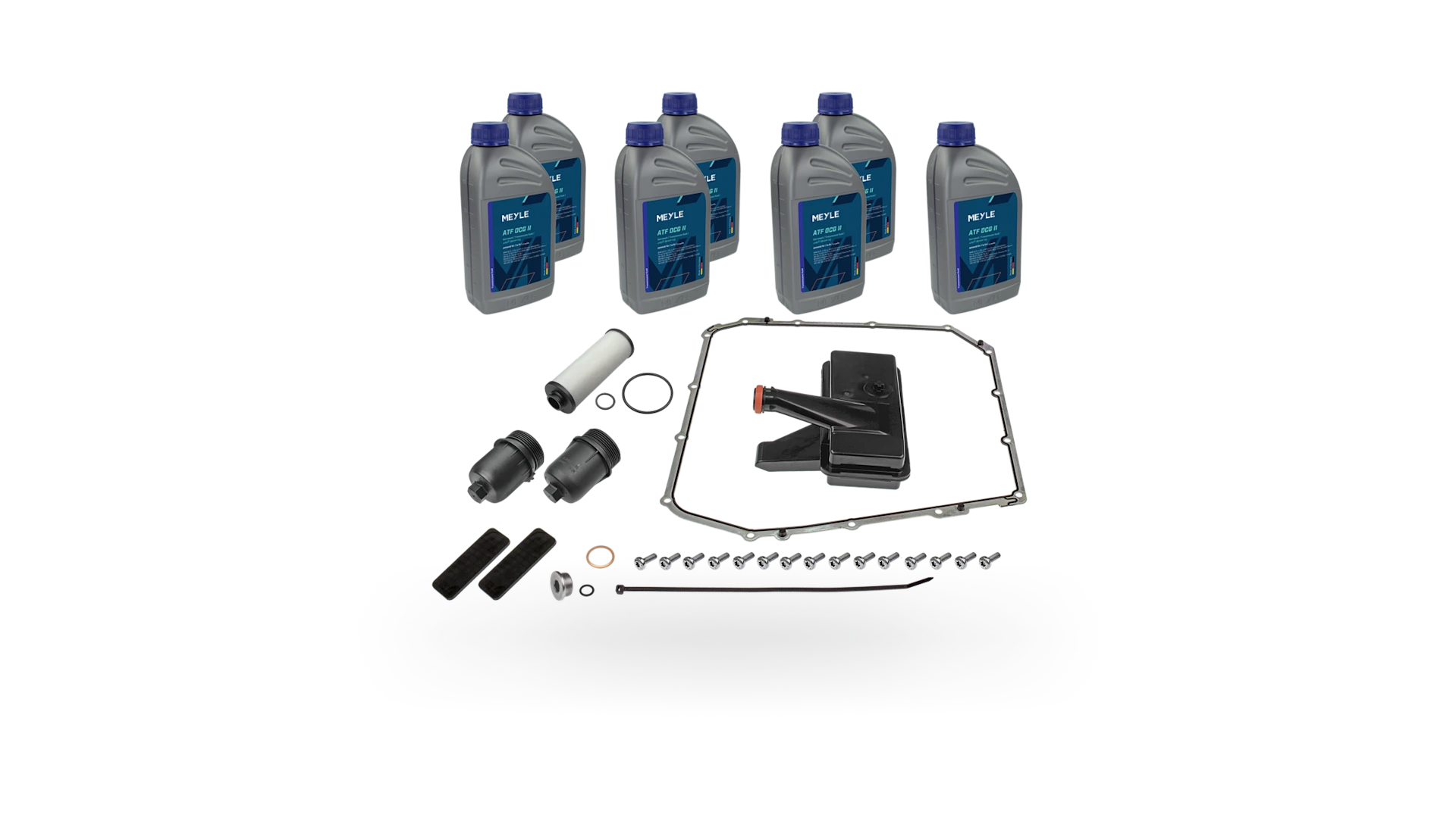 Photo of a MEYLE oil change short kit.