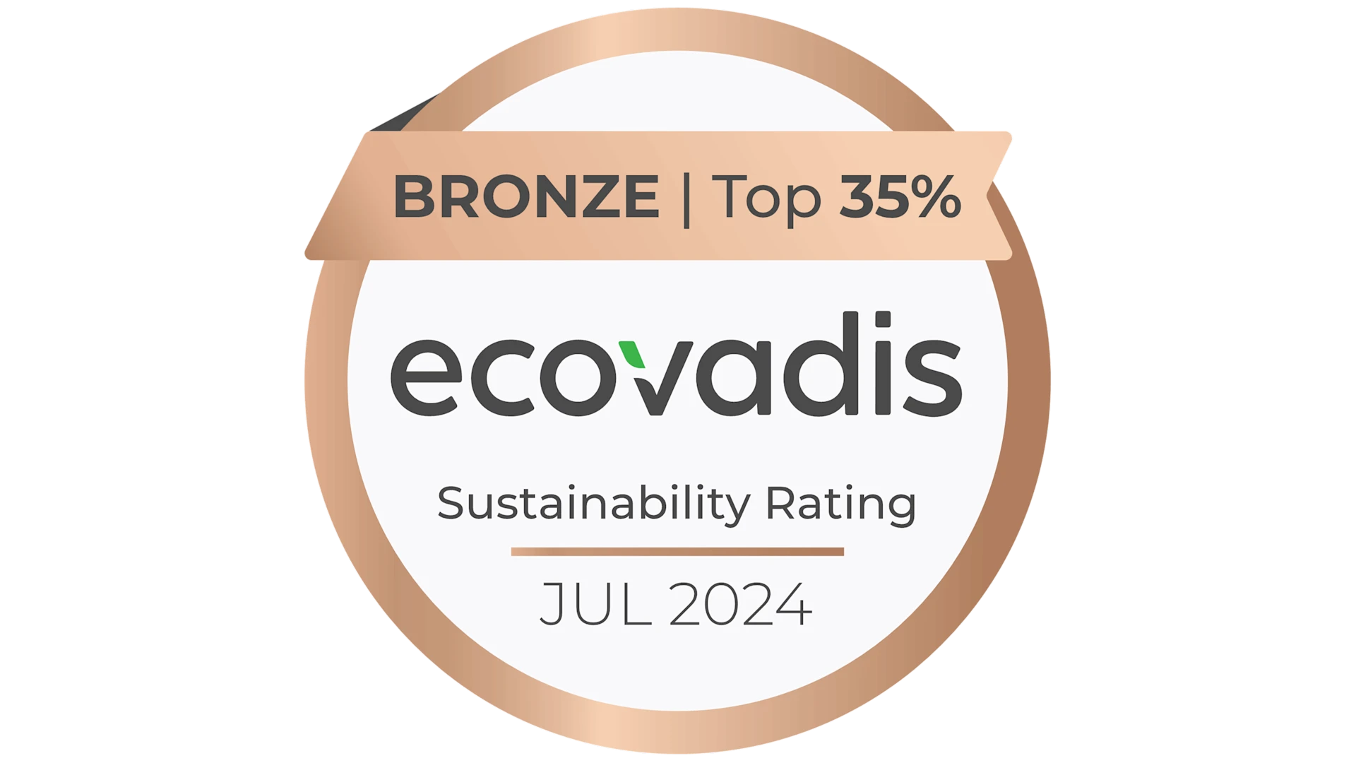 Icon of the ecovadis certification.