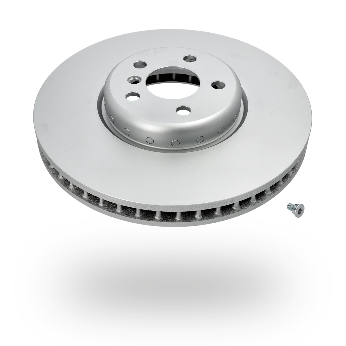 Photo of the MEYLE two-piece brake disk.