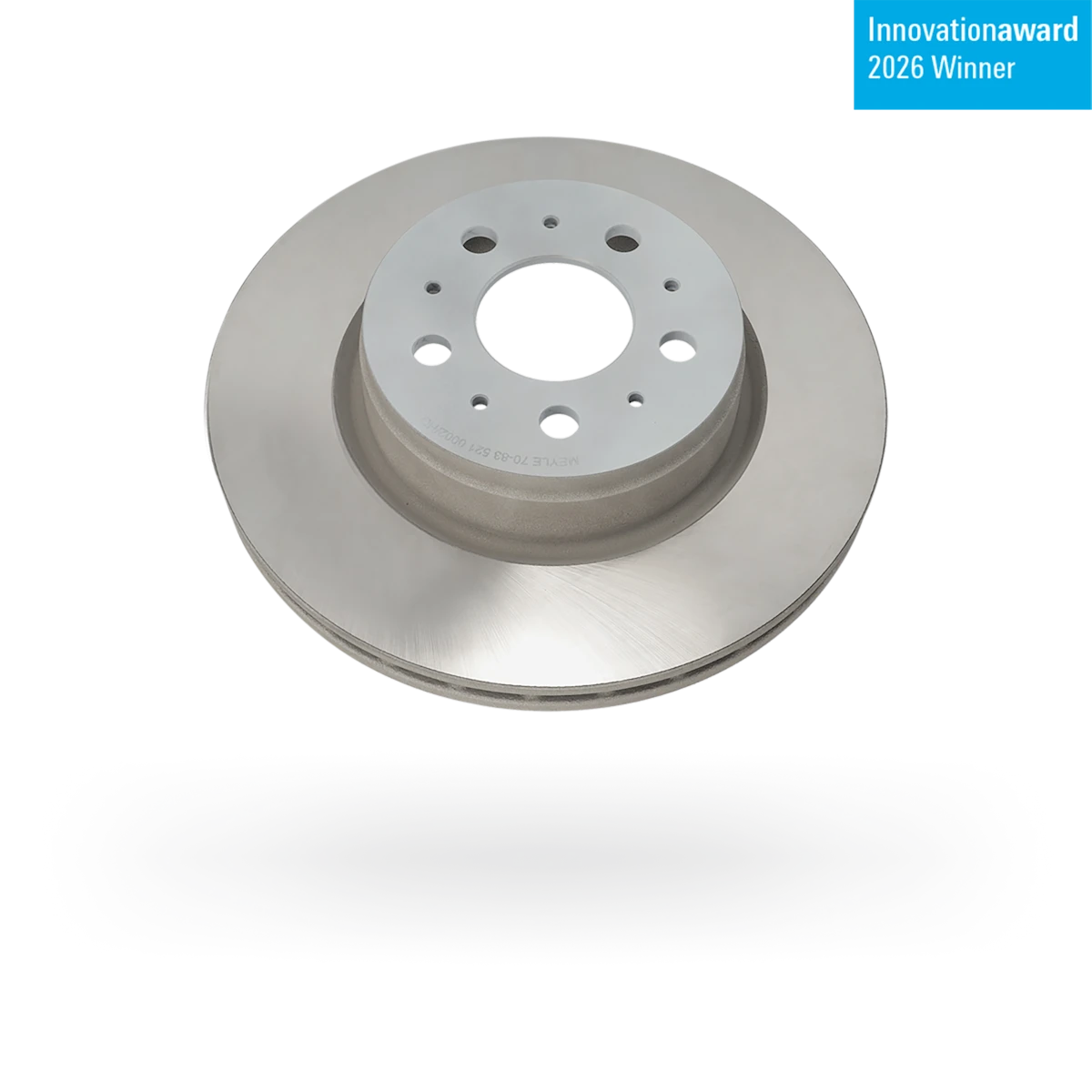 Photo of a MEYLE HD brake disc.