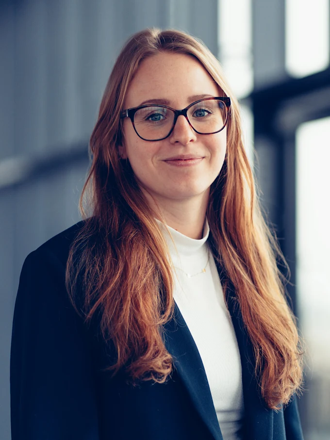 Portrait of Klara Schönfelder.