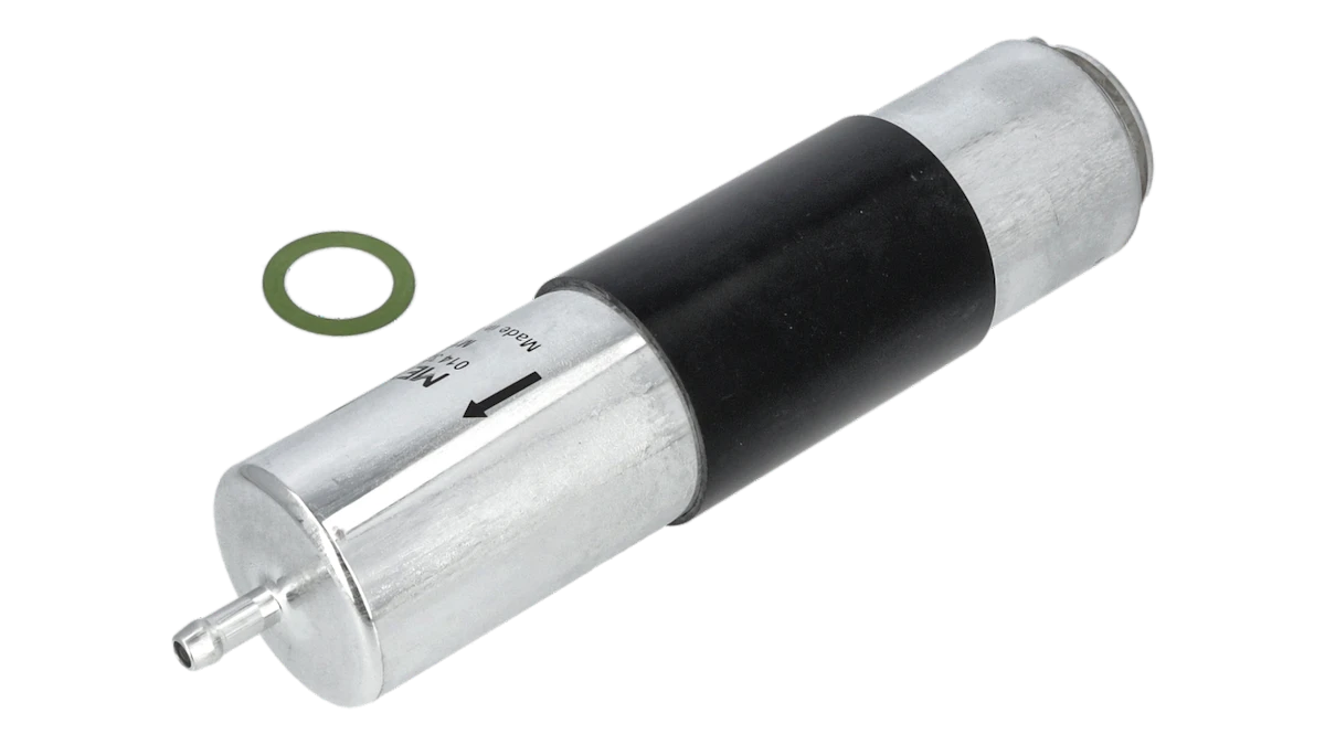 Photo of a MEYLE fuel filter.