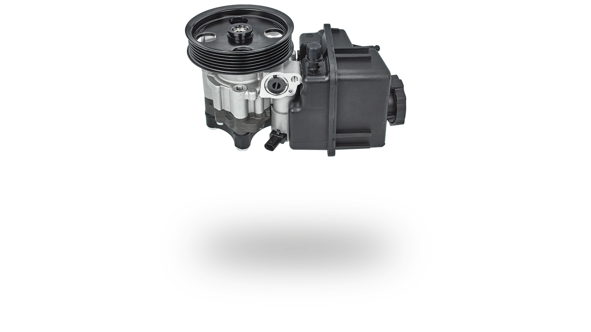 Photo of a MEYLE hydraulic pump.