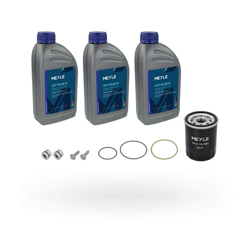 Photo of the MEYLE oil change kit for Tesla.