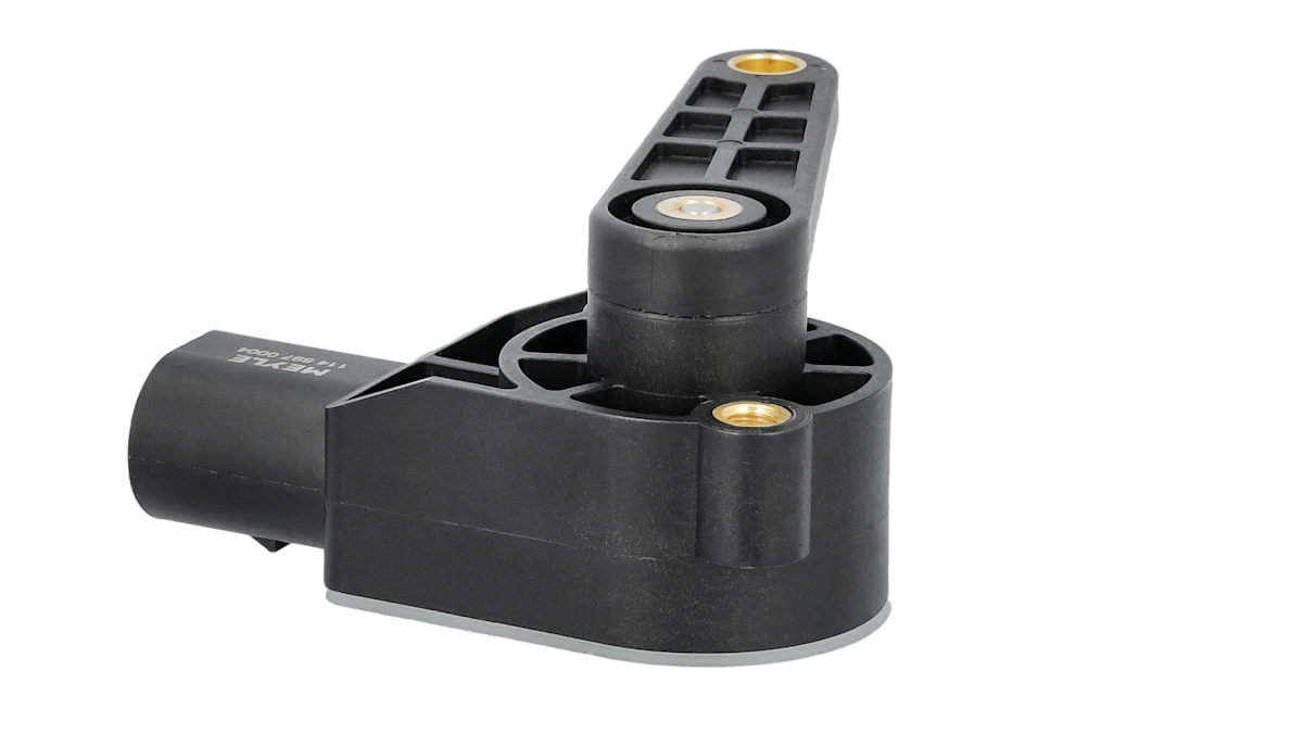 Photo of a MEYLE sensor for headlight range control.