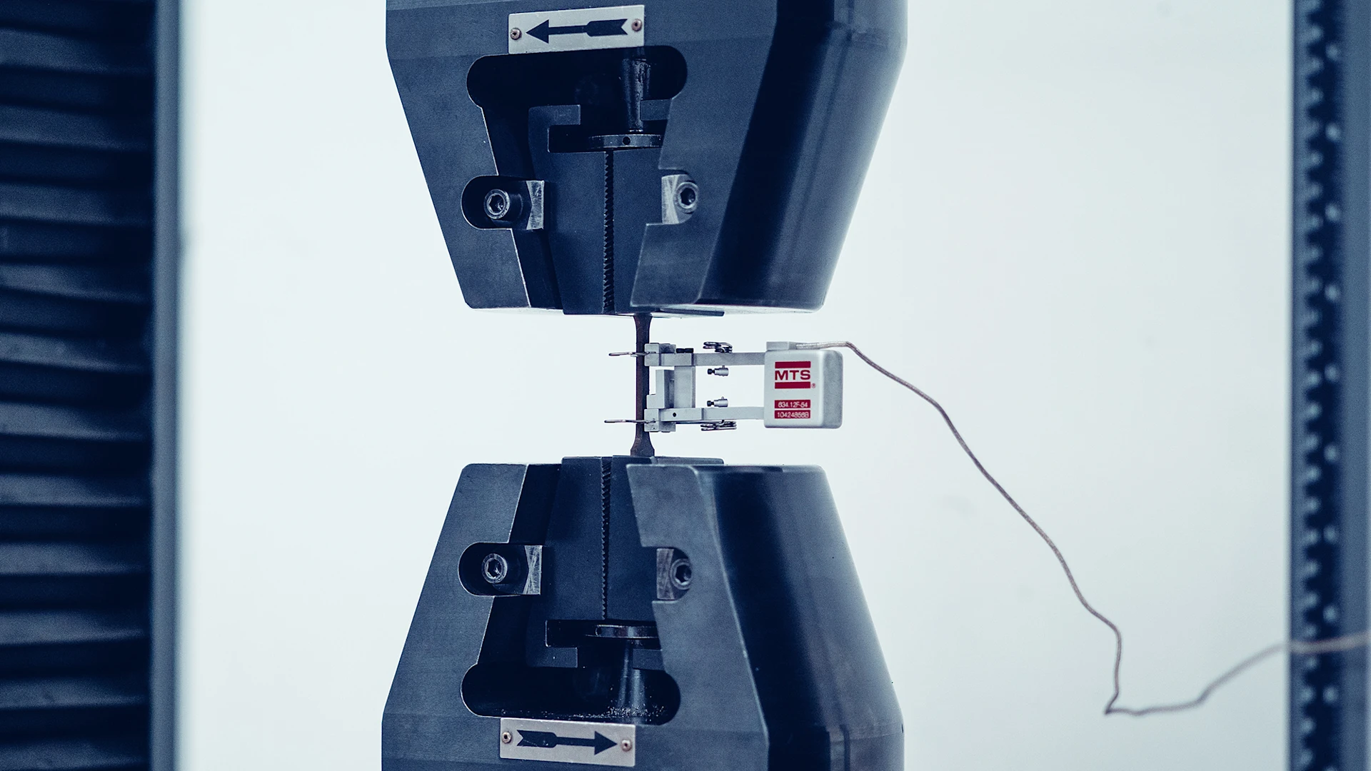 Close-up of a state-of-the-art testing machine.